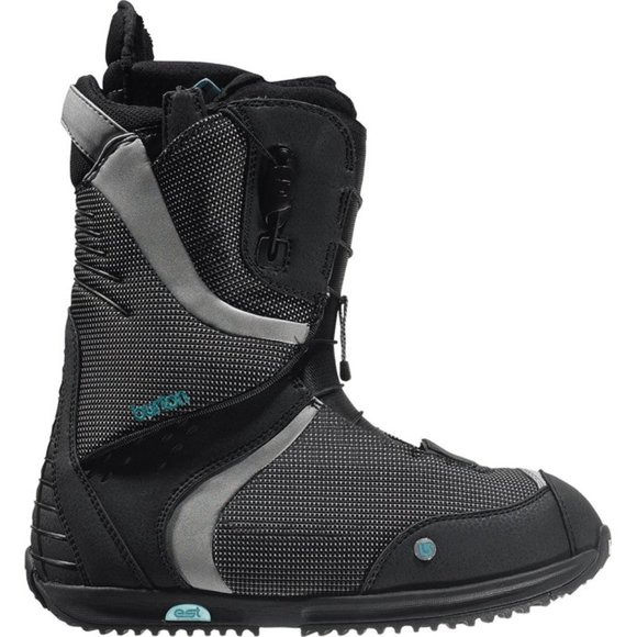 NEW $280 Burton Axel Womens Snowboard Boots! Size 5 or 5.5 Euro 35 or 36 Black - Picture 2 of 2